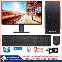 Trọn bộ máy tính văn phòng Like New H310/I3 8100/RAM8G/SSD128G/Màn 19"