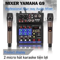 Trọn Bộ Mixer Yamaha G9 Phiên Bản Mới 2024, Bluetooth 5.0 Dùng Cho Loa kéo, Loa Ô Tô, Dàn Karaoke Gia Đình, Livestream