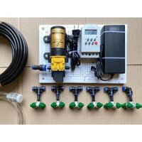 Trọn bộ phun sương tưới lan 4 hướng - kèm bộ hẹn giờ tự động- thiết bị phun sương , phụ kiện , đồ dùng làm vườn