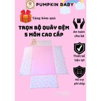 Trọn bộ quây đệm cũi cho bé (may theo kích thước yêu cầu)