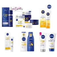 Trọn bộ sản phẩm kem dưỡng, dưỡng thể, kem tay, kem tan mỡ, chống nẻ, serum, kem mắt nivea q10 chống lão hoá Đức