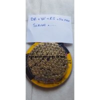 Trọn bộ sên nhông dĩa DID vàng cho xe Dream/ Wave/ Sirius/ Future 125/ Future Neo - hàng Nhật sên 9 li