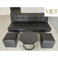 Trọn bộ sofa giường đa năng thông minh. Sofa bọc da simili cao cấp