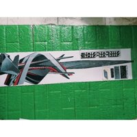Trọn bộ tem Airblade 2012 màu đỏ đen vip