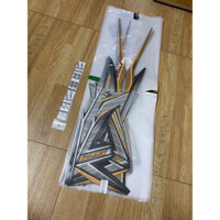 Trọn bộ tem dán 3 lớp xe AB Air blade (đời 2013->2015) màu vàng đồng -tem zin theo xe chính hãng honda