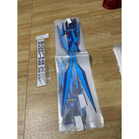 Trọn bộ tem dán 3 lớp xe AB Air blade (đời 2016->2019) màu xanh -tem zin theo xe chính hãng Honda
