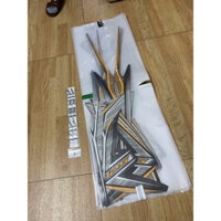 Trọn bộ tem dán 3 lớp xe AB Air Blade (đời 2013-2014-2015) màu vàng đồng -tem zin theo xe chính hãng HonDa