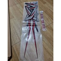 trọn bộ tem dán 3 lớp zin chính hãng xe AB Air blade 125 đời 2015(đỏ đen)