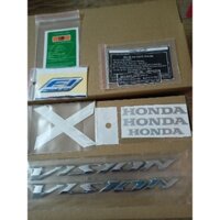 Trọn bộ tem nổi Vision crôm bóng đời 2015 đến 2020