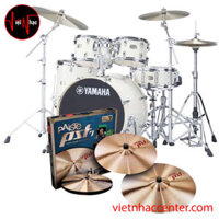 Trọn Bộ Trống Jazz Yamaha Stage Custom Birch Pure White