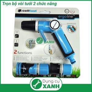 Trọn bộ vòi tưới cây rửa xe Cellfast Ergo 1/2″ 53-520