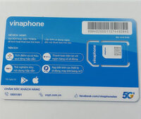 Trọn Gói 1 Năm  Sim Và Esim 3G4G5G Vinaphone VD149 , D89Y , D500 , GV89 , F-Happy , Big50Y , D159V , VD89 , V120M , U1500 , Yolo 100m , VD90 - Hàng Chính Hãng - Mẫu Ngẫu Nhiên - 5GBTháng - Trọn Gói 1 Năm