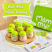 (Trọn set+quà tặng) Combo 9 hũ hạt mix sẵn Mămmy nấu cháo bổ sung chất dinh dưỡng cho bé ăn dặm trên 6 tháng