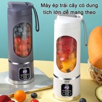 Trộn trái cây Máy ép trái cây USB làm sinh tố mini Xách tay ly nước ép trái cây 450ML Máy xay nước ép dễ mang theo