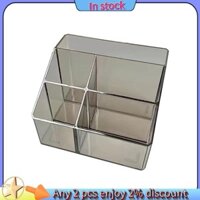Trong 1 Chiếc Bút Trong Suốt Sắp Xếp Để Bàn Làm Việc, Nhựa Văn Phòng Cung Cấp Bảo Quản Và Hộp Phụ Kiện Cho Bút Đánh Dấu, Văn Phòng Phẩm, Cốc Bút Chì A