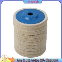 Trong -10 Chiếc 100mm Gương Mài Bánh Xe Đánh Bóng Kim Loại Chế Biến Gỗ Đá Đánh Bóng Màu Xanh