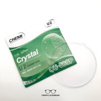 Tròng Chemi u2 mắt kính siêu mỏng chống UV, chống chói, ngăn bám nước Trimyli Eyewear