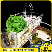 Trong Kho 3-Trong-1 bộ lọc bên ngoài Hộp Im Lặng Thác Nước Tuần Tự Trickle Hộp Máy lọc nước bể cá cảnh