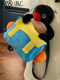 Trong kho Balo Chim Cánh Cụt Hoạt Hình Dễ Thương Sang Trọng Học Sinh Búp Bê Búp Bê Học Ba Lô