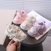 [Trong kho] [Bán chạy tại cửa hàng] Giày thể thao trẻ em 2024 mùa xuân mới thời trang giày nữ thoáng khí đa năng giày chạy mềm cho bé gái