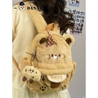 Trong kho Danny Bear Gấu bông dễ thương Túi đi học nhỏ Hoạt hình Ba lô mini Túi đựng đồ phù hợp cho bé gái