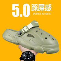 Trong kho dép xỏ ngón nam mùa hè, dép sandal đệm EVA, dép đi ngoài trời, dép đi trong nhà, dép chống trượt, giày đi biển, dép kín mũi, dép chống trượt, dép thoáng khí, dép thoải mái hấp thụ sốc, dép đi lội nước nhẹ, dép thoáng khí