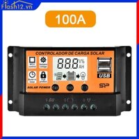 🌟Trong kho🌟 Mppt/PWM Tự Động Điều Hòa Năng Lượng Mặt Trời 10a-100a Năng Lượng Mặt Trời Bộ Điều Khiển Màn Hình Lcd Dual Usb 5V Bảng Điều Khiển Năng Lượng Mặt Trời Sạc Pin Bộ Điều Chỉnh