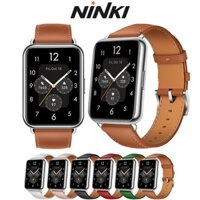 [Trong Kho] Ninki Dây Đeo Huawei Fit 2 Bằng Da Thật Có Thể Điều Chỉnh Cho Đồng Hồ Thông Minh Huawei Fit 2 2022,Genuine Leather Strap Adjustable Bracelet Band for Huawei Fit 2 Smart Watch