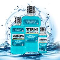 Trong kho nước súc miệng Listerine Ice Blue, hương vị tươi mát không độ, làm sạch hơi thở, hương Sakura, đào, trắng, cam