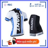 【TRONG KHO】GIANT Phong cách mới Thoải mái Thoải mái Quần áo Đi xe đạp dành cho Đội chuyên nghiệp Nam Màu trắng Tay ngắn Tay áo Bộ Áo khoác Đi xe đạp