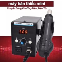 [Trong kho]máy khò nhiệt rẻ khò gas mini 8586 mỏ hàn 760w 2 trong 1điều chỉnh nhiệt độ có OLED hiển