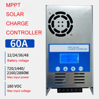 【Trong kho】WIFI MPPT Solar Controller Bộ điều khiển năng lượng mặt trời 12/24/36/48V AUTO Hỗ trợ đầu vào PV 180V