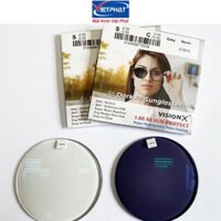 Tròng kính cận đổi màu ánh sáng xanh VisionX 1.60AS Sun Protect chính hãng Singapore