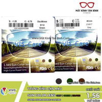Tròng Kính Cận Màu Vis-Care 1.56SP SunColor SHMC