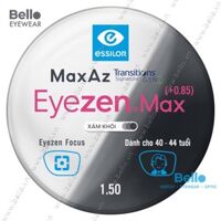 Tròng Kính Chống Mỏi Đổi Màu Essilor Eyezen Max Gen 8 Xám Khói cho người 40 đến 44 tuổi