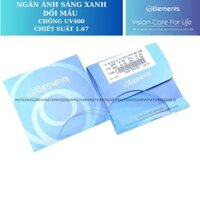 Tròng Kính Đổi Mầu Chống Ánh Sáng Xanh Elements Blue Uv Cut Photo Grey 1.67