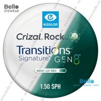 Tròng Kính Đổi Màu Essilor Transitions Gen 8 Ngọc Lục Bảo Emerald Green