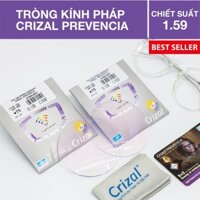 Tròng Kính Essilor 1.59 AS Airwear Crizal Prevencia Chính Hãng