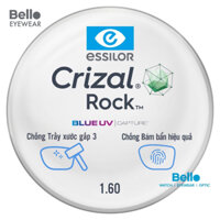 Tròng Kính Essilor Crizal Rock 1.60 AS BLUE UV Chính Hãng