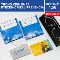 Tròng kính Essilor - Eyezen Start 1.56 CRIZAL PREVENCIA chính hãng Pháp