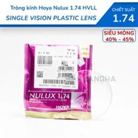Tròng kính Hoya Nulux 1.74 HVLL