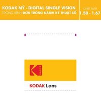 Tròng kính Kodak Digital Single Vision Lens – Đơn tròng đánh kỹ thuật số