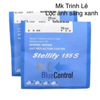 Tròng kính siêu mỏng Hoya Stellify Blue Control 1.55 lọc ánh sáng xanh chính hãng- Mắt Kính Trinh Lê.