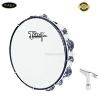 Trống Lắc Tay – Lục Lạc Gõ Bo Tambourine Tony Khung Bạc Mặt Trắng