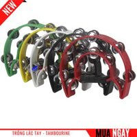 Trống Lục Lạc - Gõ Bo - Tambourine - Trống Lắc Tay  - Trắng