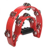 Trống Lục Lạc - Gõ Bo - Tambourine - Trống Lắc Tay  - Đỏ