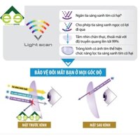 Tròng (mắt) kính Essilor Crizal Easy/Rock/Sapphire/Transition (Pháp)