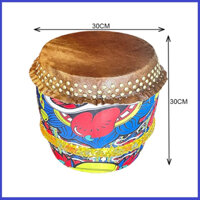 Trống múa lân 3 tấc cho bé từ 3-12 tuổi (kích thước 30cm x 30cm)(tặng kèm dùi)