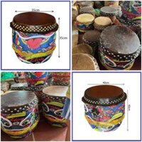 Trống múa lân (kích thước 20/25/30/35cm) (tặng kèm dùi) ...