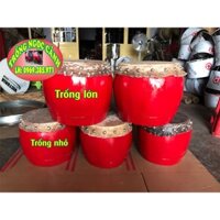 Trống múa lân mini Trống lân trẻ em kiểu dáng mini có kèm Dùi trống